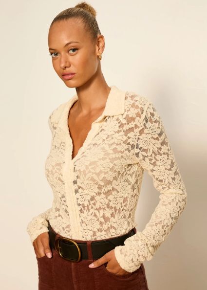 Dreamer Stretch Lace Blouse
