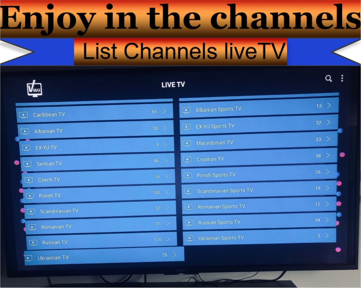 Arabic tvbox Subscription 1-year Arabic -USA -global جهاز القنوات العربية