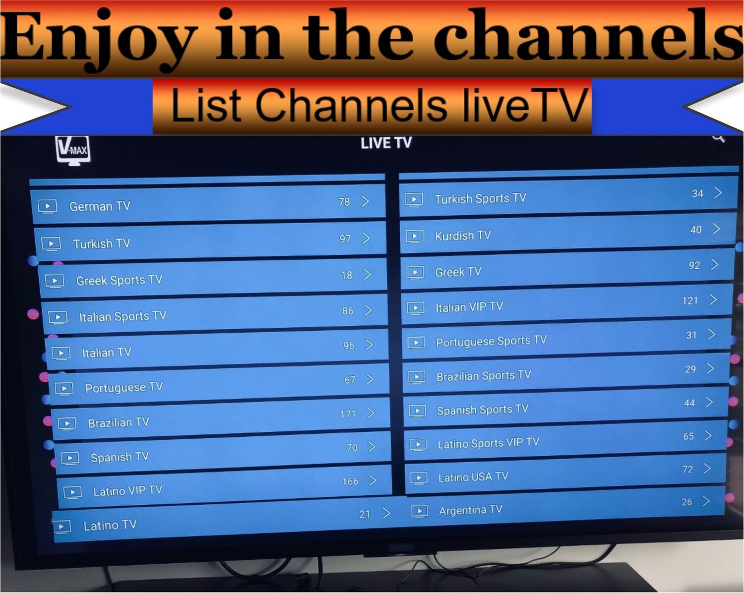 Arabic tvbox Subscription 1-year Arabic -USA -global جهاز القنوات العربية