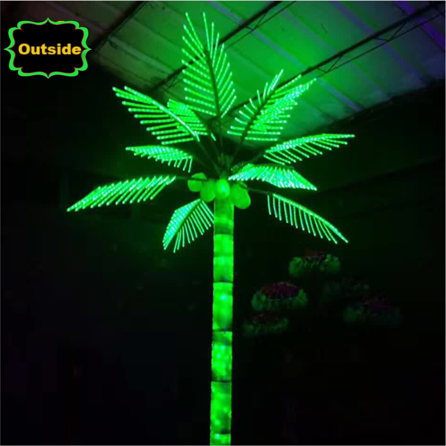 Led palm tree outside high 15ft