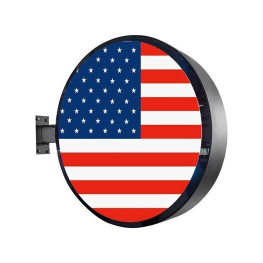 Led sign p6 round Double-sidede outside size 49 &quot;