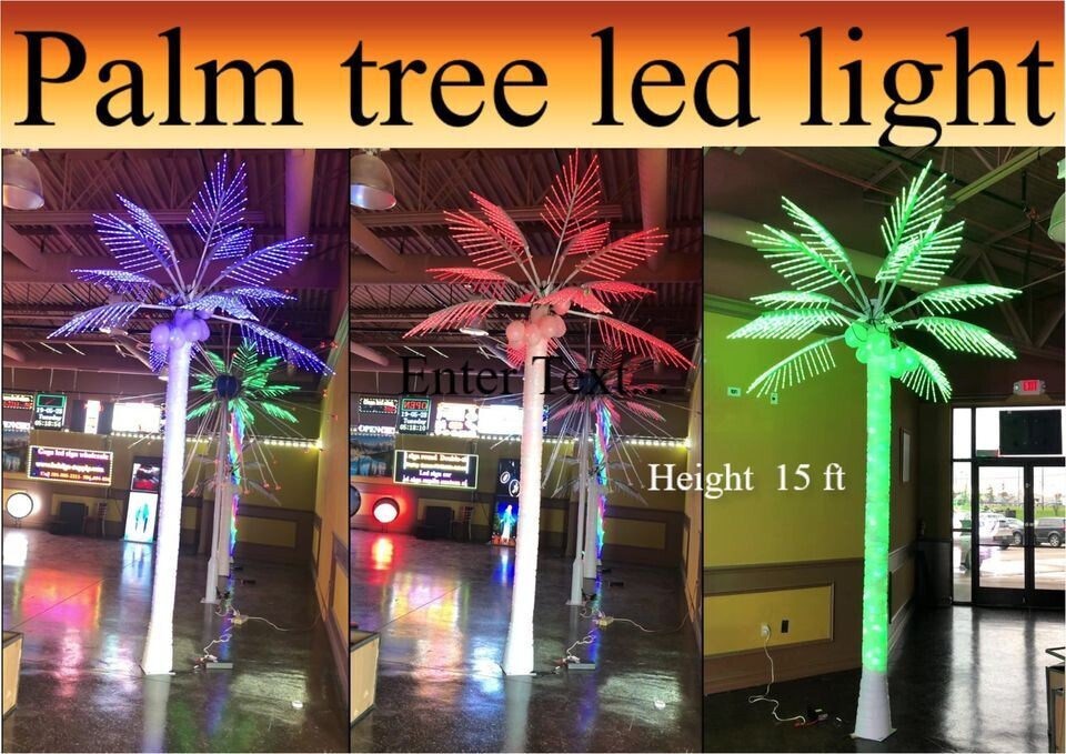Led palm tree outside high 15ft