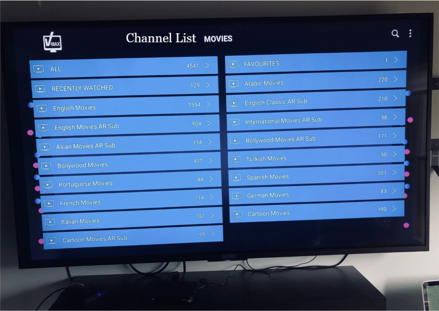 only Subscription 1 year  Arabic - USA - global channels with test 48 HRS