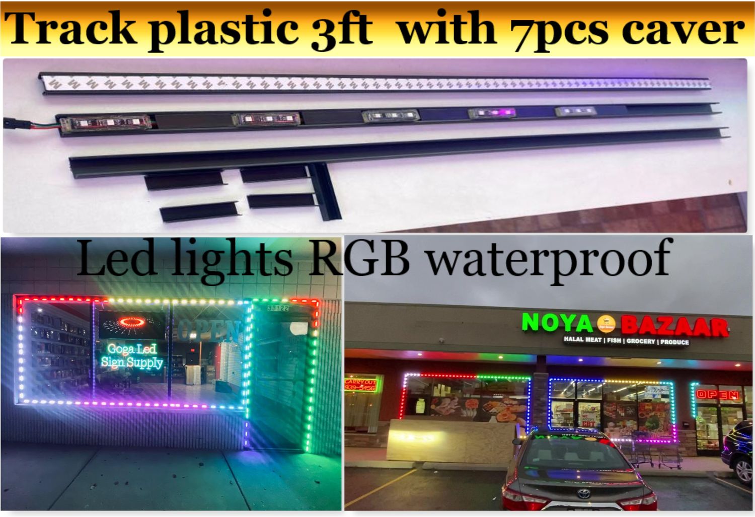 Led lights RGB waterproof