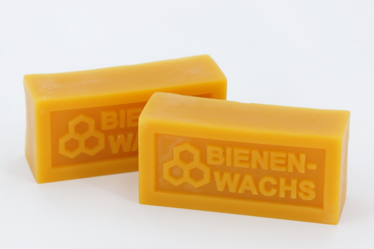 Reines Bienenwachs im 100 g Block, aus 100% Bienenwachs aus eigener Bioland-Imkerei