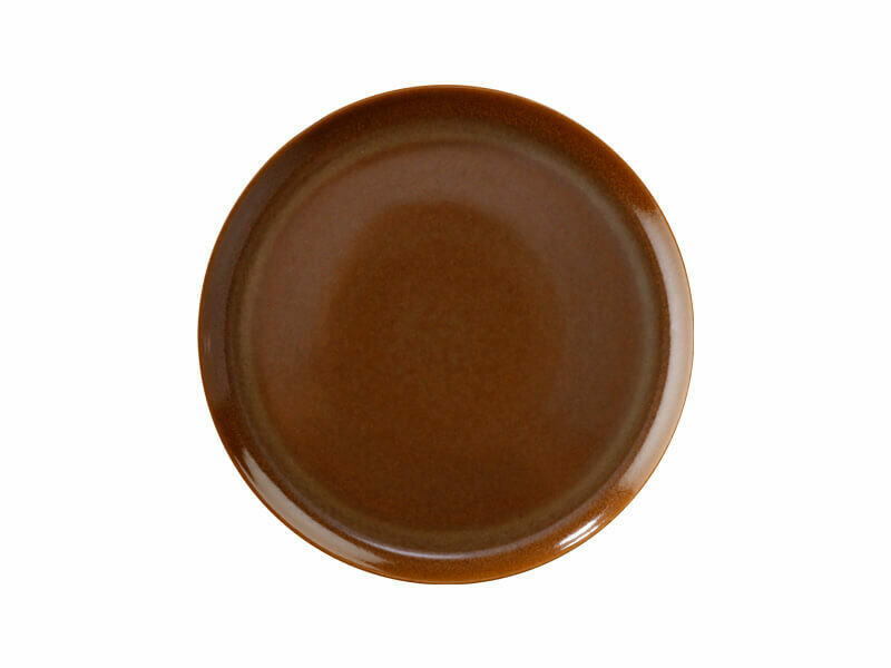 Plato Redondo Postre Corona - Caramelo - Cosmos Venus 7"