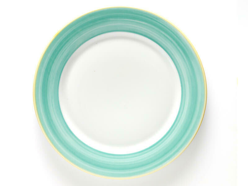 Plato Principal Redondo Corona Calypso Verde 10 ½"