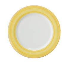 Plato Redondo 12" Calypso Amarillo