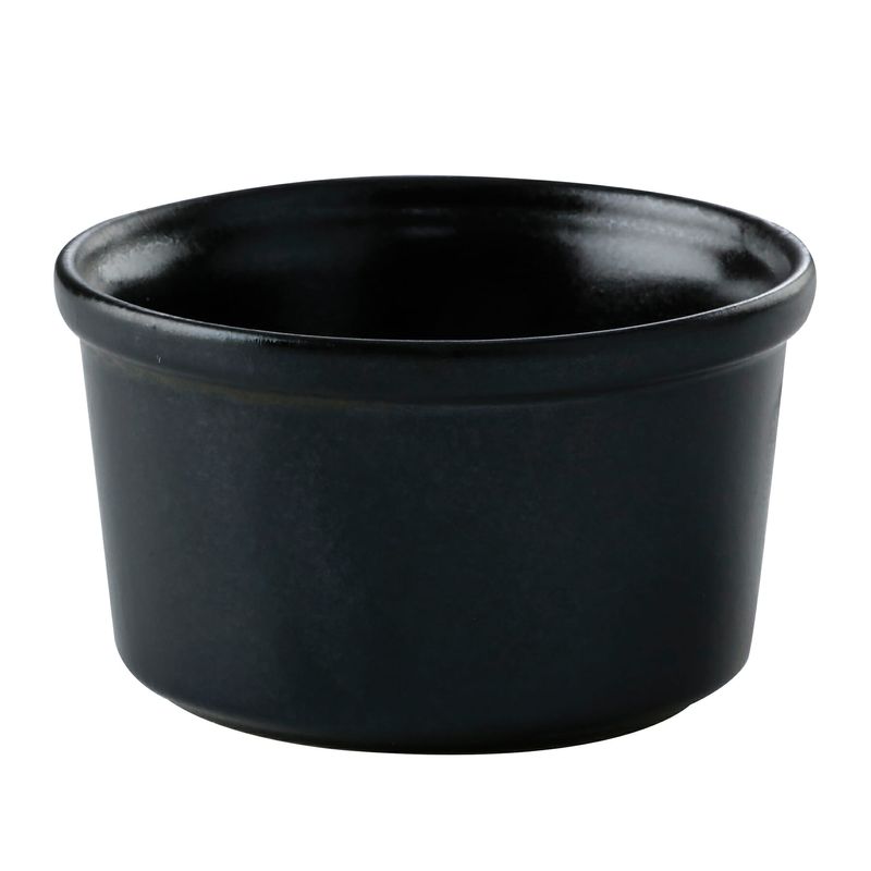 Medium Ramekin 6.4 oz. Pluto (Black) 24/ caja