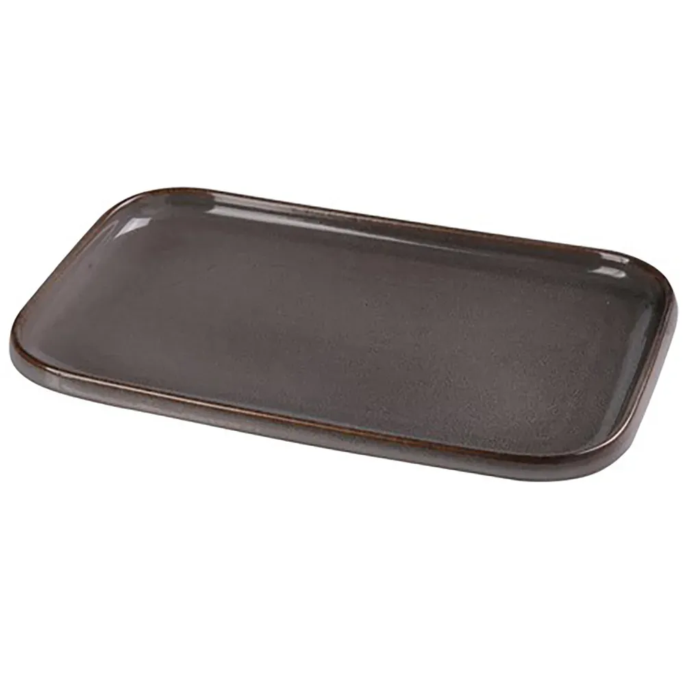 Rectangular Plate 12in x 7 1/2in Peacock (12/case)