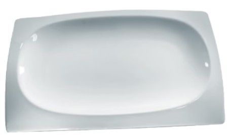 Platón Rectangular Curvé 6" x 3"