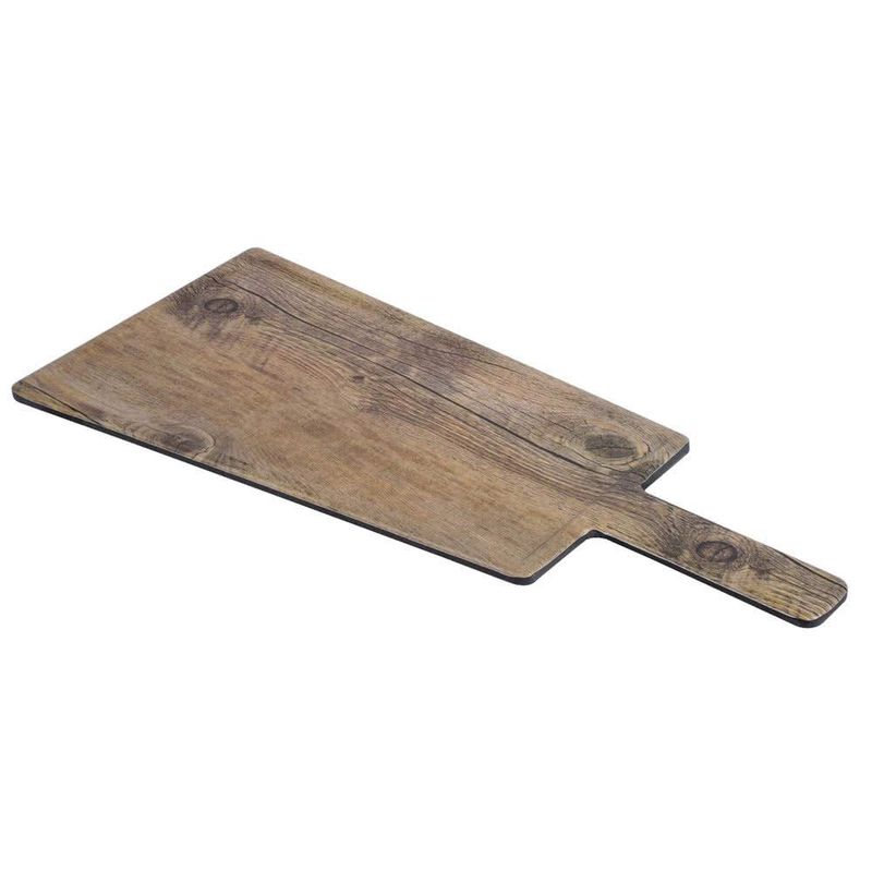 Melamine Oak Wook Display with Handle 13 1/2in x 7 3/4in