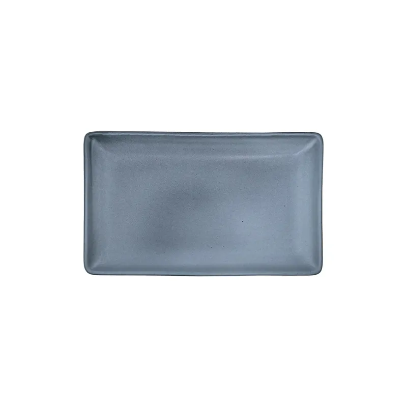 Charola Rectangular Denali Gris Mate 10in x 6in (12/case)