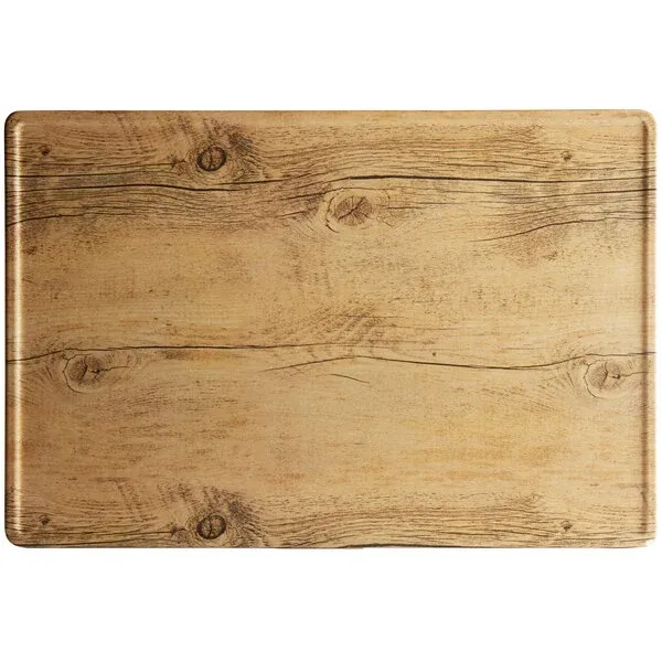 Rectangular Board 18in x 12in Oak Wood (3/case)