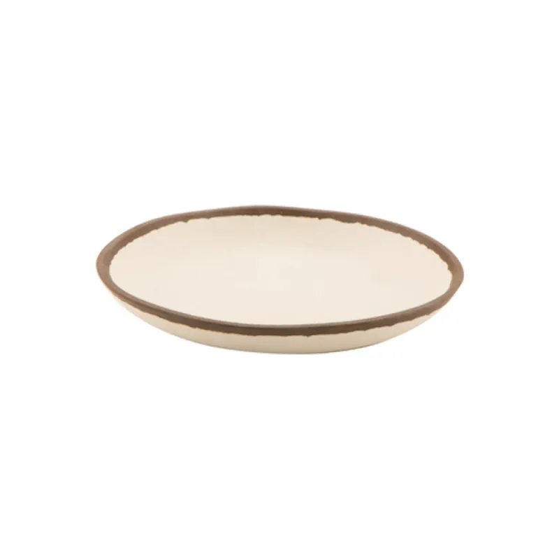 Melamine Round Plate 10 1/2in Cream (12/case)