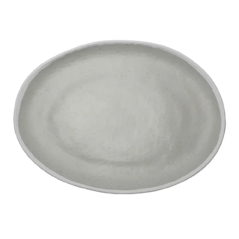 Oval Platter 11 3/4in x 9 1/4in Dove Gray (12/case)