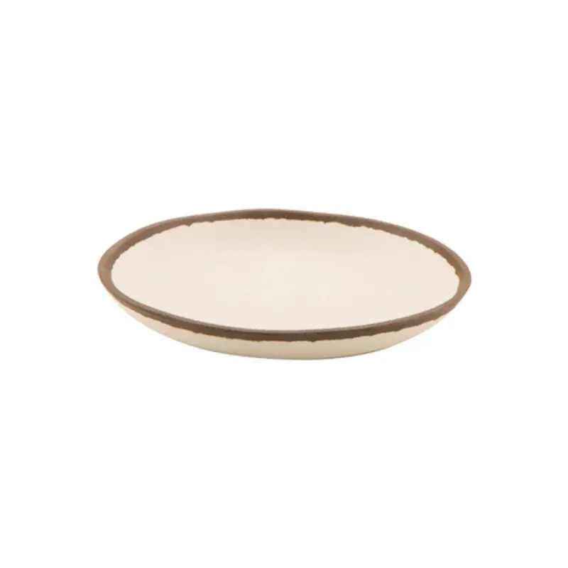 Melamine Round Plate 10 1/2in Cream (12/case)