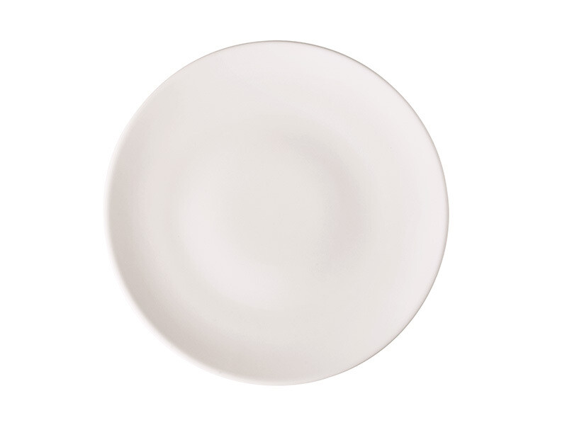 Plato Principal Redondo 11" - Coupe Blanco