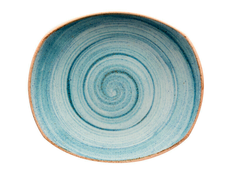 Plato Principal Corona Artisan Azul 10"
