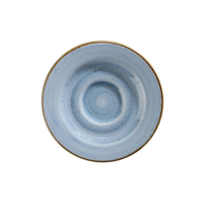 Platillo Taza Espresso 5" Artisan Azul
