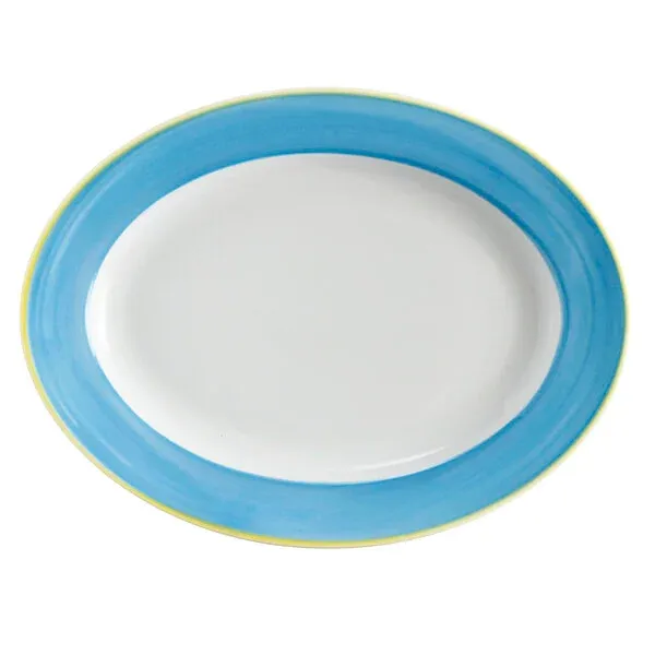 Bandeja Ovalada 11.9" x 8.9" Calypso Azul