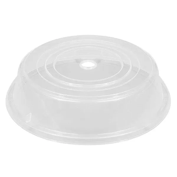 Polypropylene Plate Cover Clear for 10.6in to 11.4in Round Plates Polypropylene Plate Cover Clear for 10.6in to 11.4in Round Plates