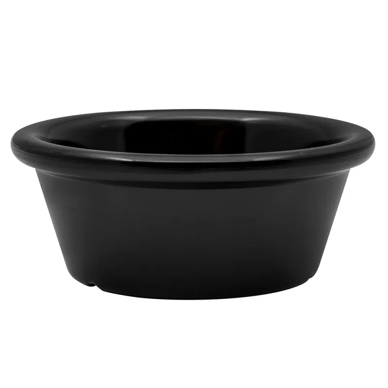 Melamine Ramekin 1 1/2 oz. Black Melamine Ramekin 1 1/2 oz. Black