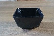 Square Bowl 3 3/4 Square Bowl 3 3/4" x 2 1/2" 10 oz. Black