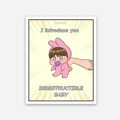 Indestructible Koo Sticker