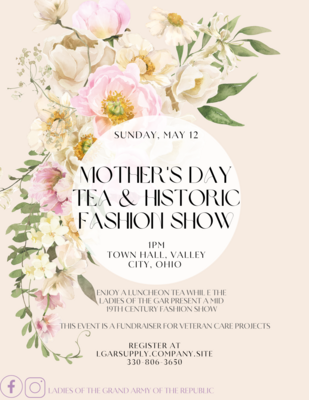 Mothers Day Tea and Historic Fashion Show