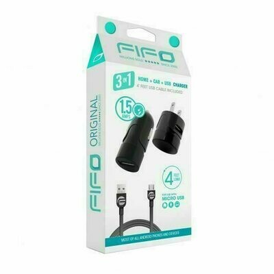 60118 USB CAR / TRAVEL CHARGER FOR MICRO USB