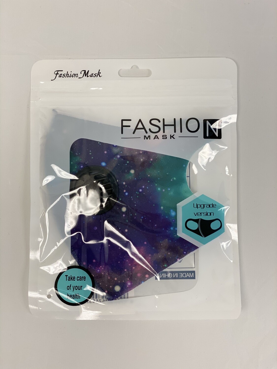MIX PATTERN FASHION WASHABLE FACE MASK W/ FILTER