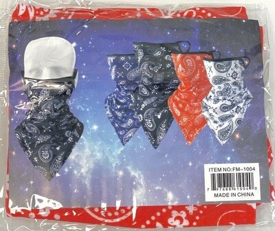 B249 STRETCHABLE BANDANA PRINT EAR LOPES GAITER