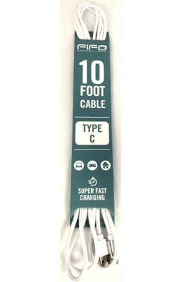 47222 10FT TYPE C CABLE SUPER FAST CHARGING