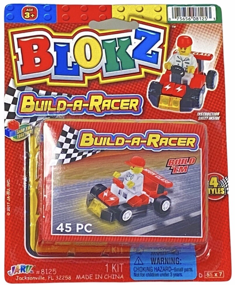 $2.99 NOVELTY MIX /  8125 BLOKZ BUILD-A-RACER