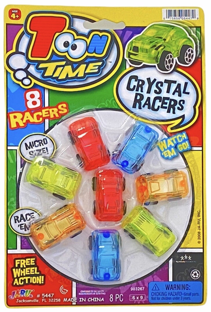 $2.99 NOVELTY MIX  / TOON TIME CRYSTAL RACERS / 1748-TL7-5447