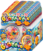 3.59 NOVELTY MIX GLOBBIES SQUEEZ BAL PDQ (24)