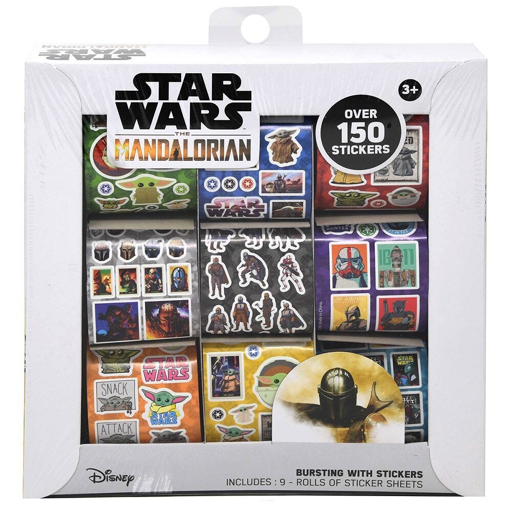 $5.99 NOVELTY MIX / STAR WARS "THE CHILD" 9 ROLL STICKERS / 120-72940