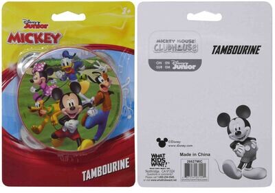 $2.99 TOY MIX / DISNEY TAMBOURINE IN BLISTER CARD
