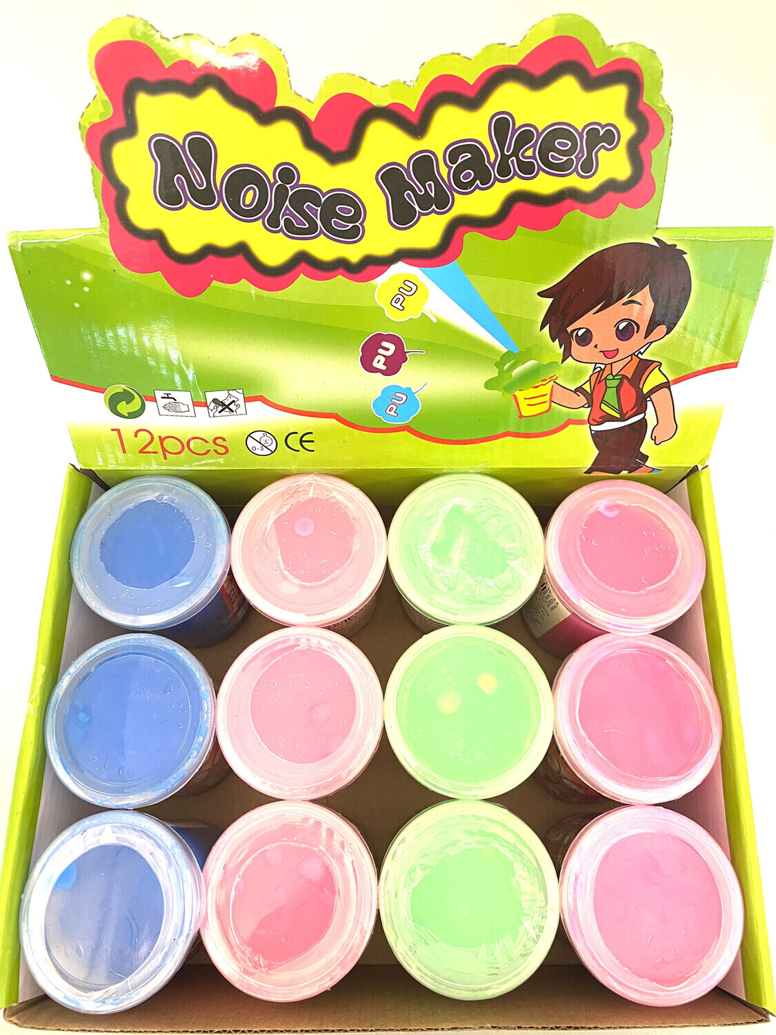 $1.99 TOY MIX /  NOISE MAKER SLIME / P-7001 - YW-33