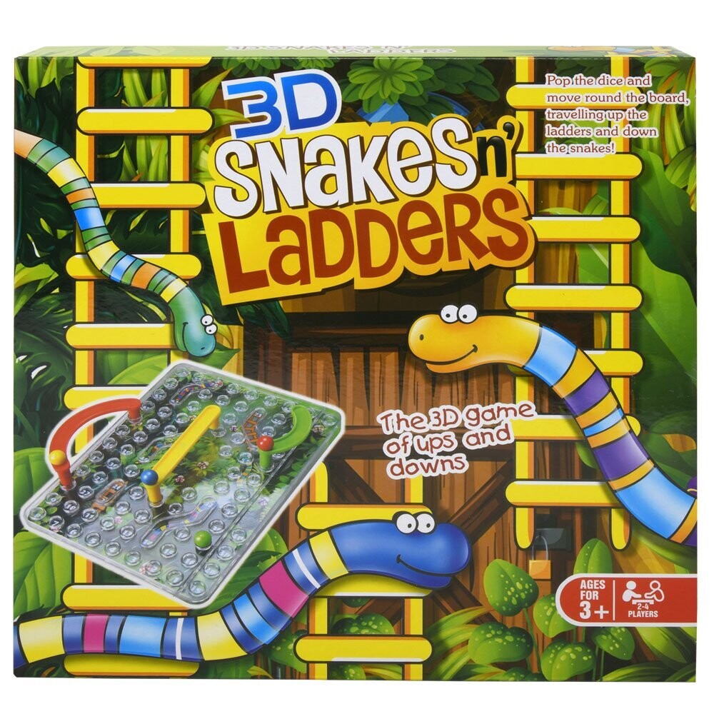 $8.99 NOVELTY MIX / SNAKES AND LADDERS 3D GAME / 118 - U00780