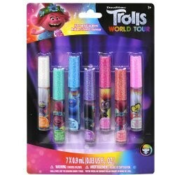 $4.99 NOVELTY MIX / TROLLS 7PK LIP GLOSS / 310-TD0542TA