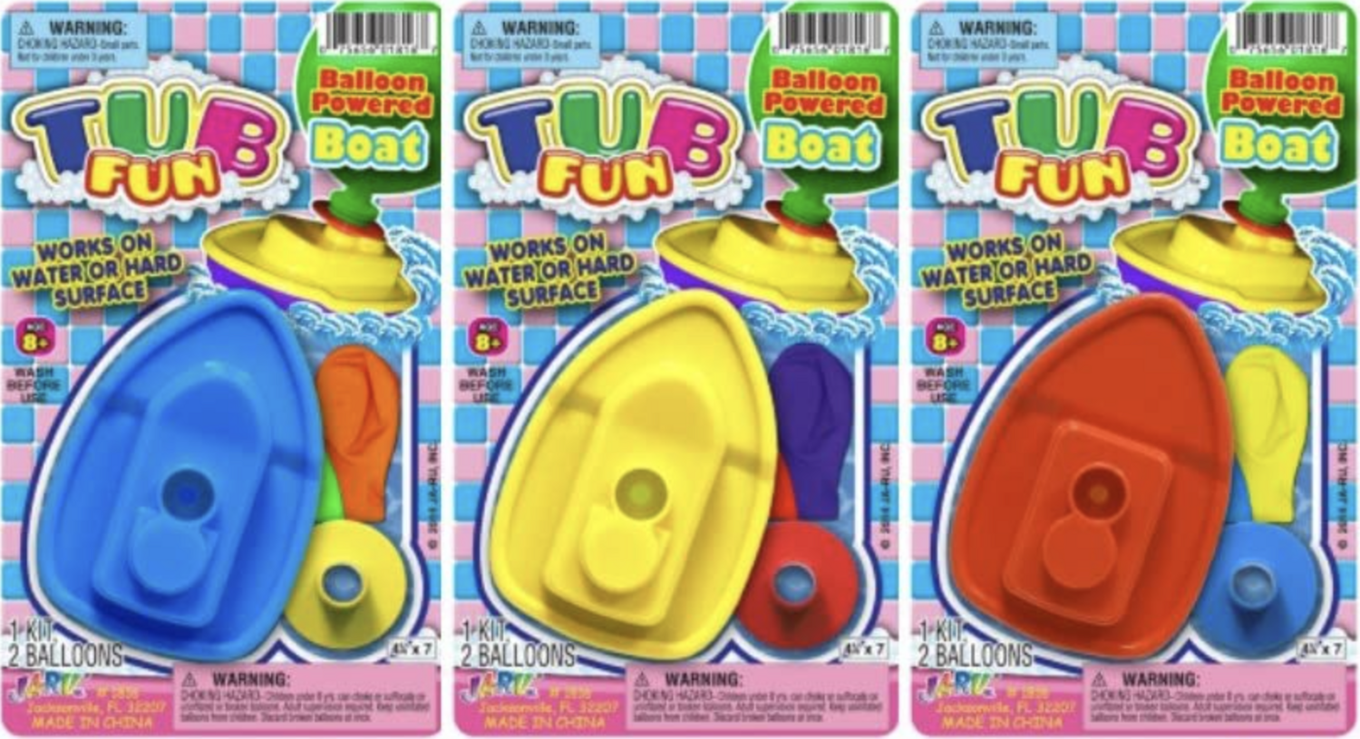 $2.99 TOY MIX /  TUB FUN POWERED BOAT / 1748-1816