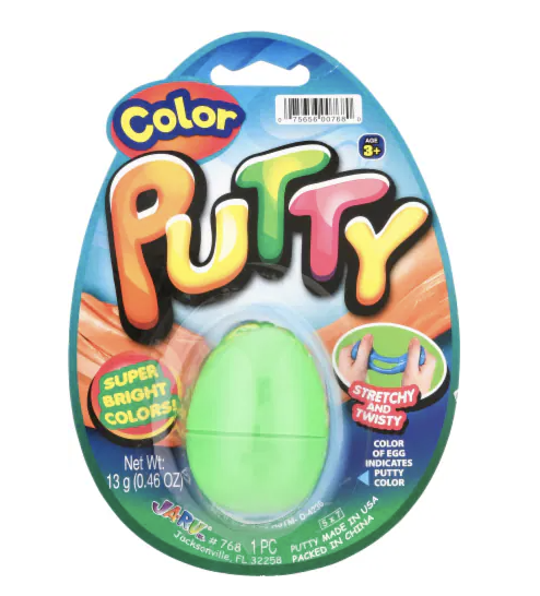 $3.59 NOVELTY MIX / COLOR PUTTY / 1748-768
