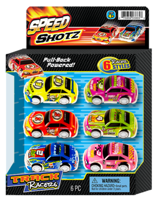 $5.99 TOY MIX / SPEED SHOTZ PULL BACK RACERS / 120-3865