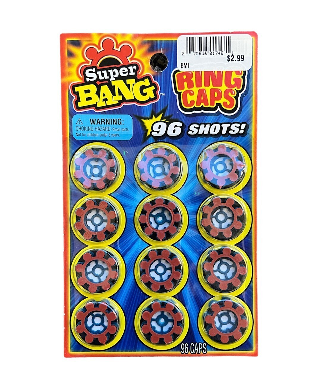 $3.59 NOVELTY MIX / 935 SUPER BANG RING CAPS