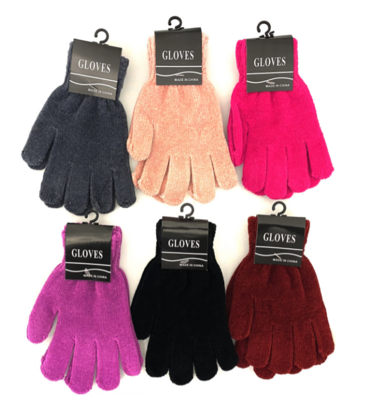 G499 BMI BASIC WINTER GLOVES, (12 CT) SOFT WINTER KNITTED GLOVES: WG-024