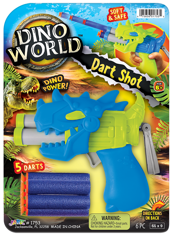 $7.99 NOVELTY MIX / DINO WORLD DART SHOT / 174 - 1753