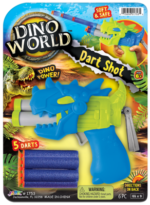$7.99 NOVELTY MIX / DINO WORLD DART SHOT / 174 - 1753