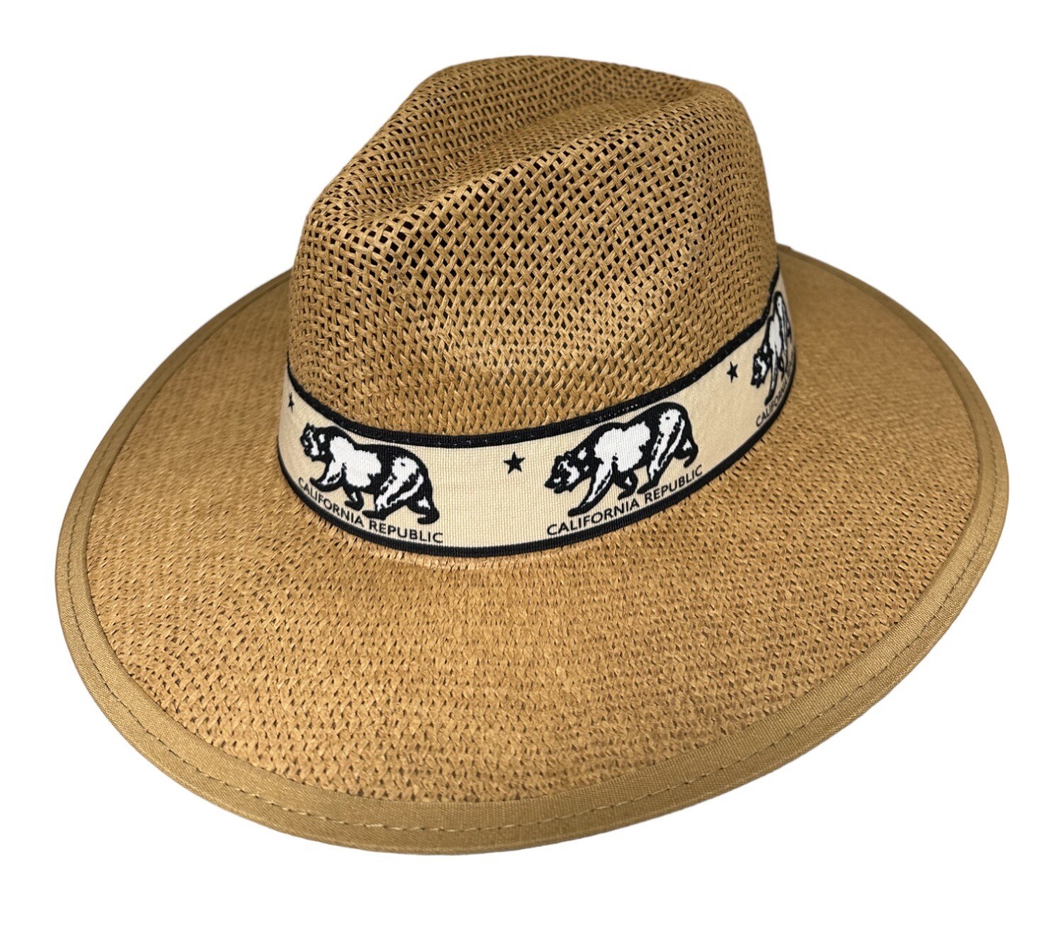Premium Straw Summer Fedora Sun Hat